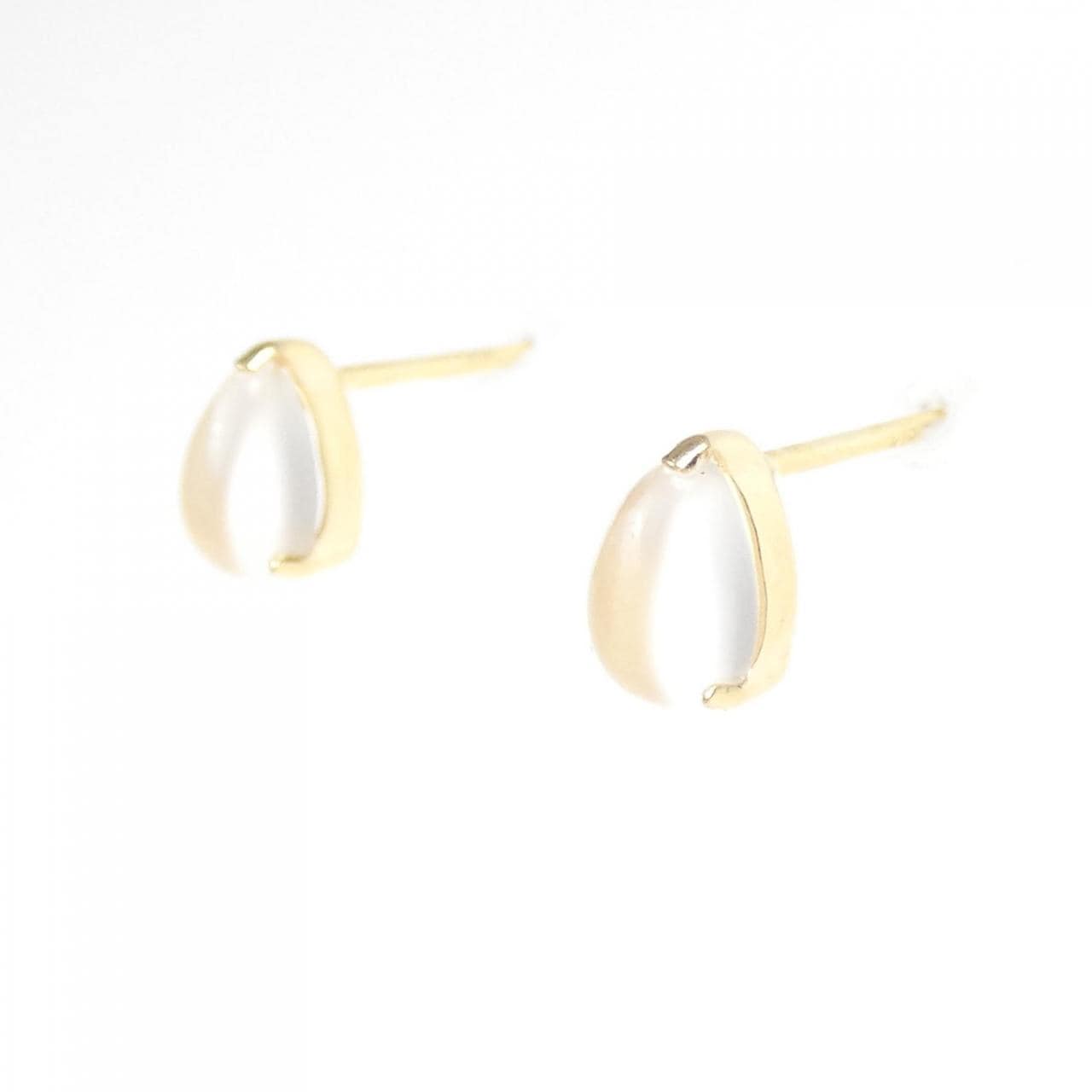 【新品】K18YG ムーンストーン ピアス