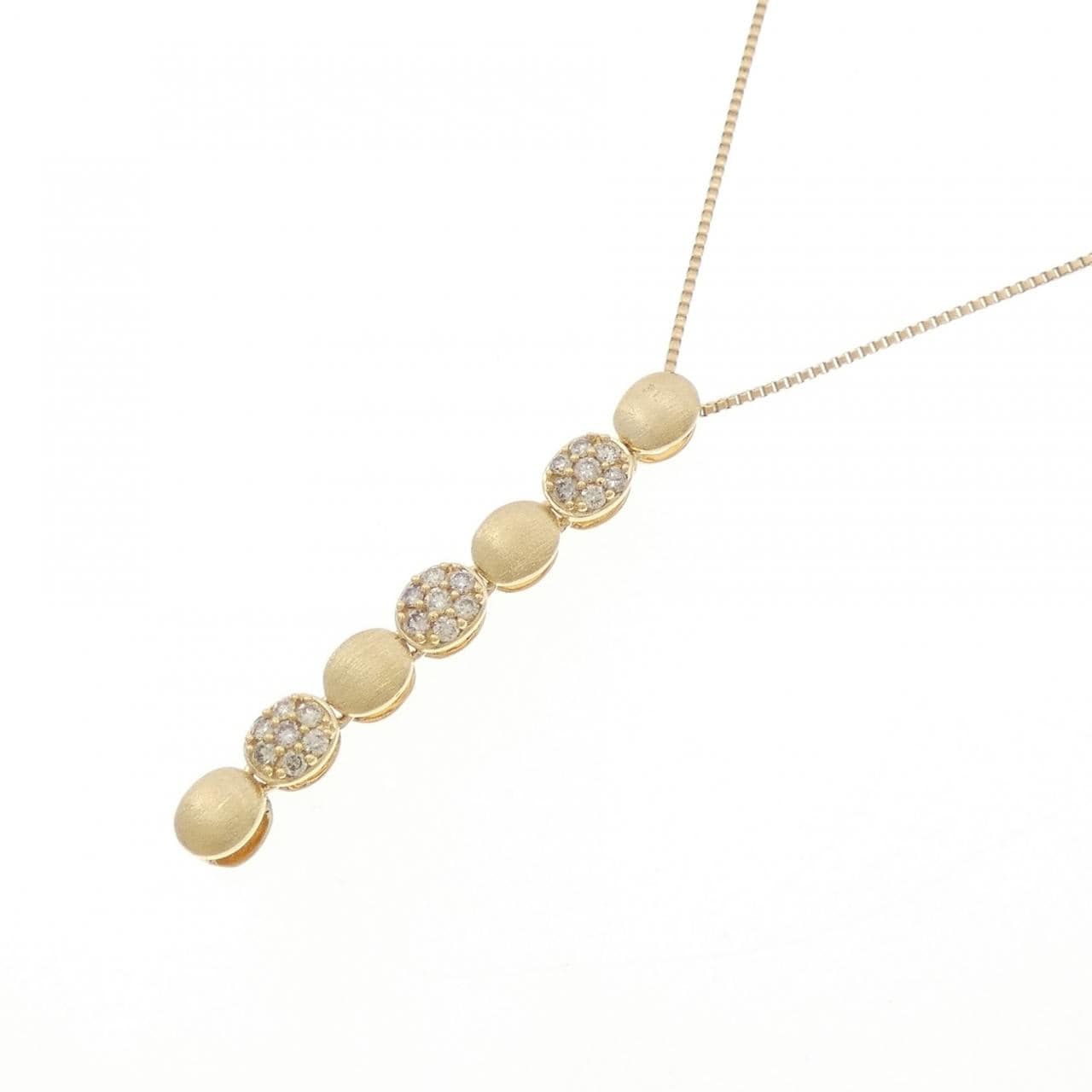 ジーエスティービー ダイヤモンド ネックレス 0.17CT