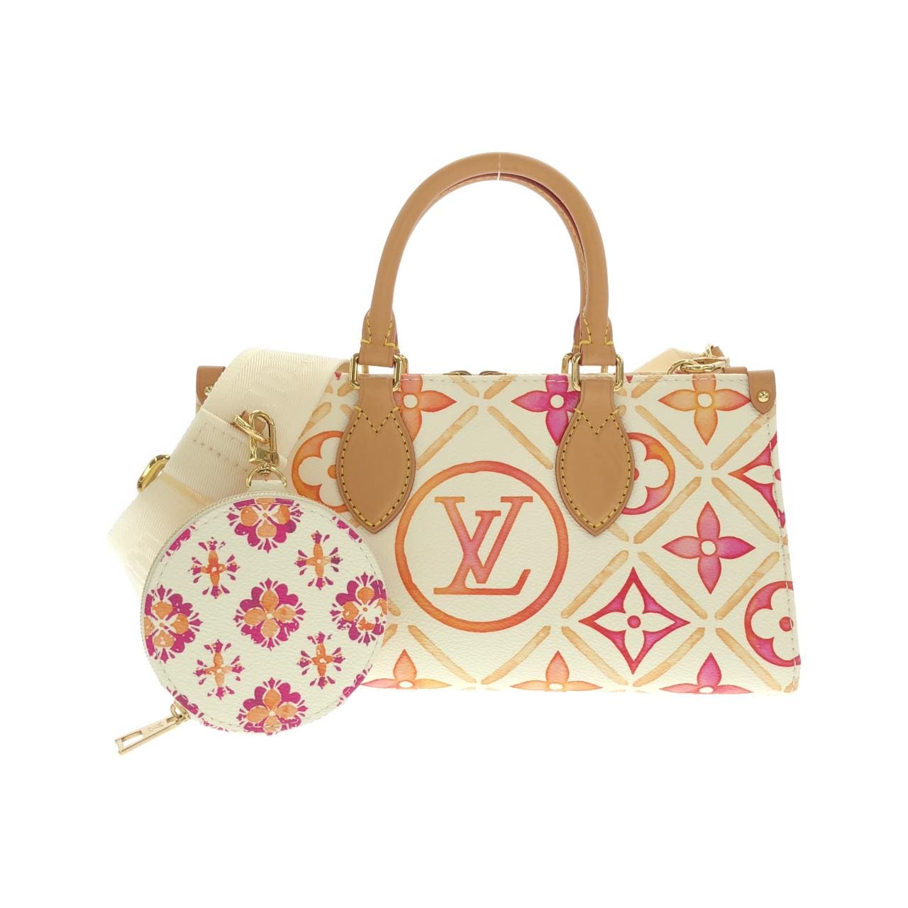 ルイヴィトン モノグラム タイル(LV バイ ザ プール) オンザゴーEW M25318 バッグ