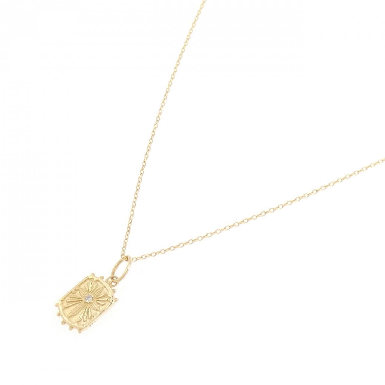 アガット ダイヤモンド ネックレス 0.006CT