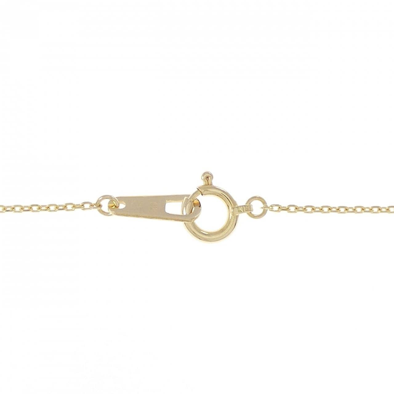 K18YG クロス ダイヤモンド ネックレス 0.20CT