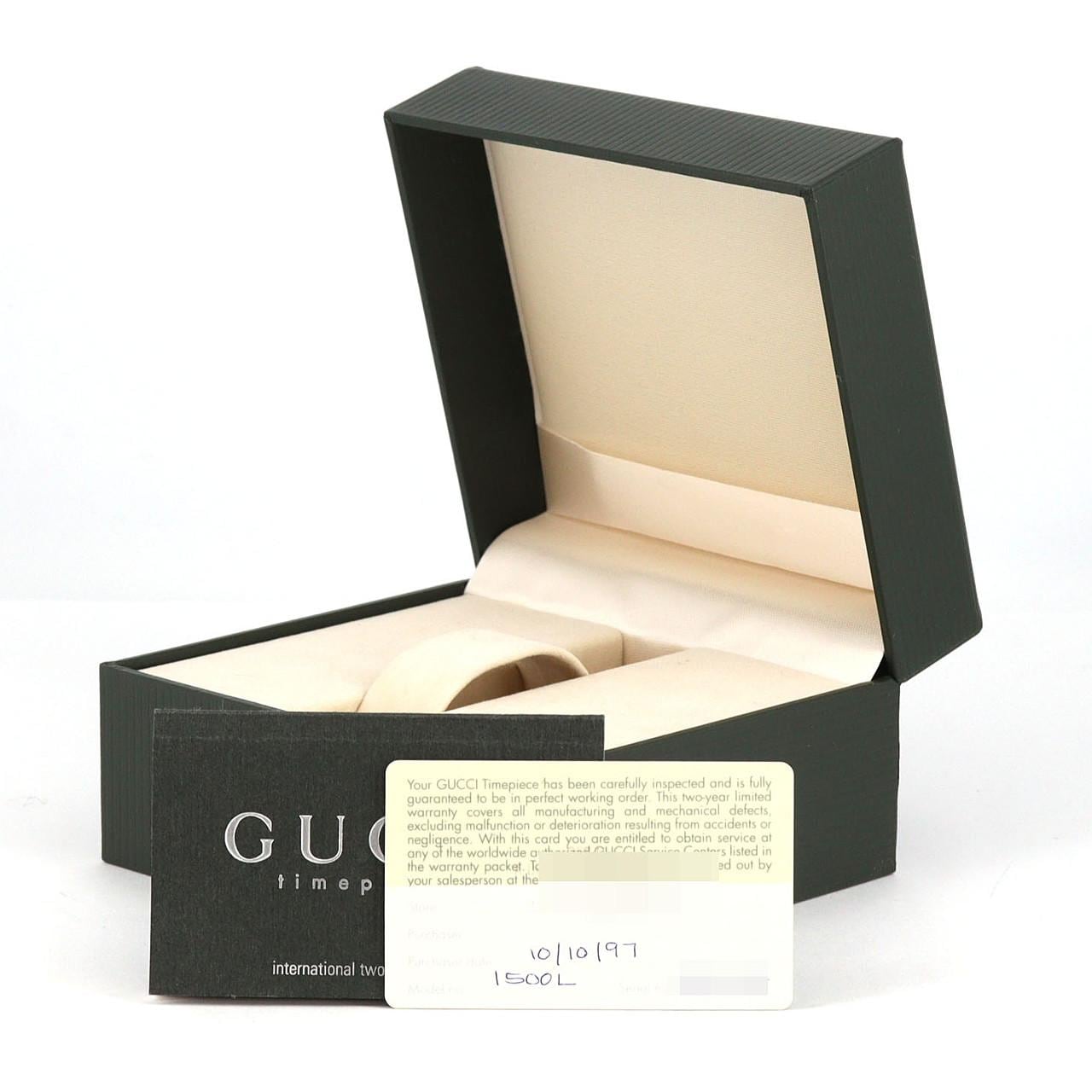【ノーメンテナンス特価】グッチ 1500L Sサイズ 1500L/YA015517 SS クォーツ