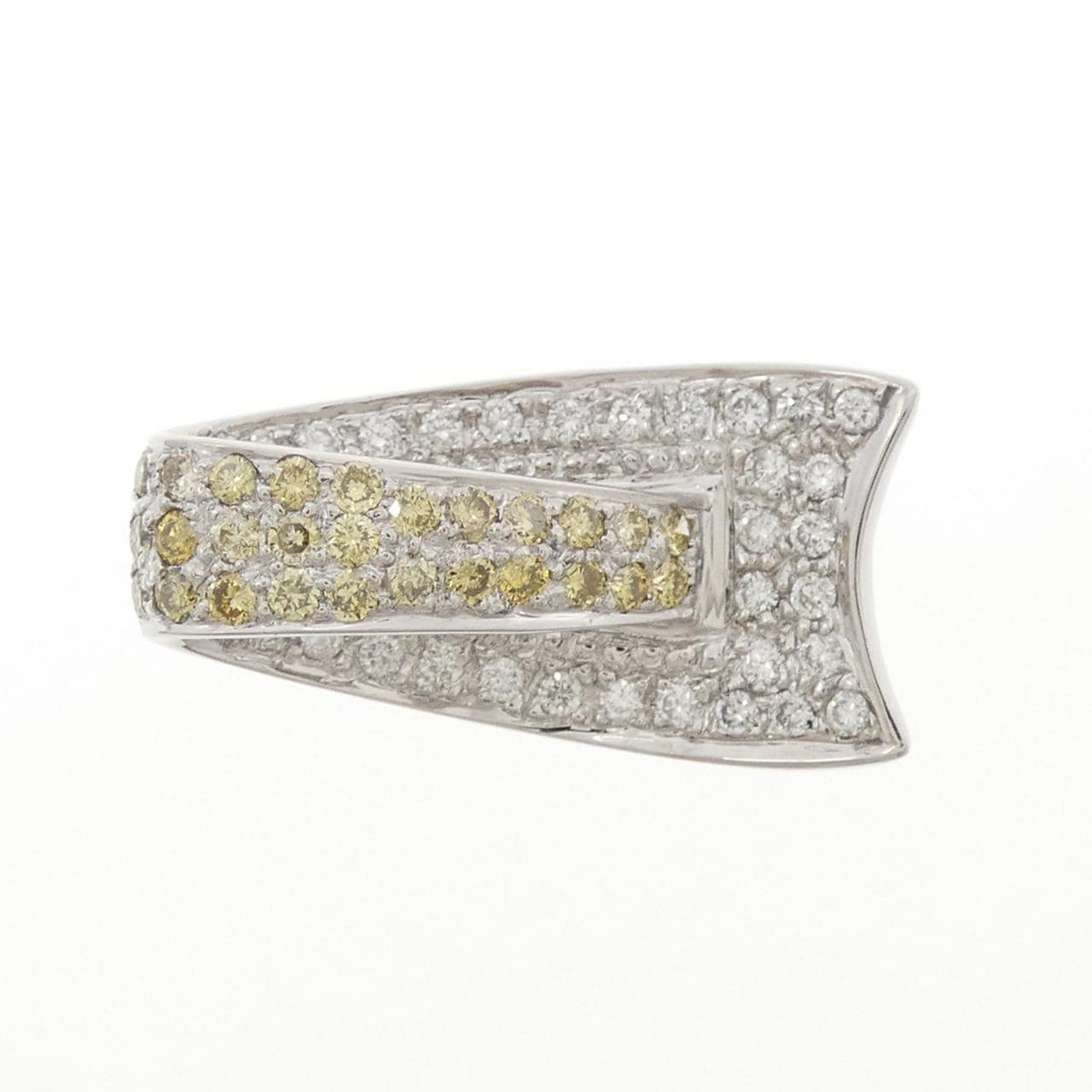 K18WG ダイヤモンド リング 0.55CT