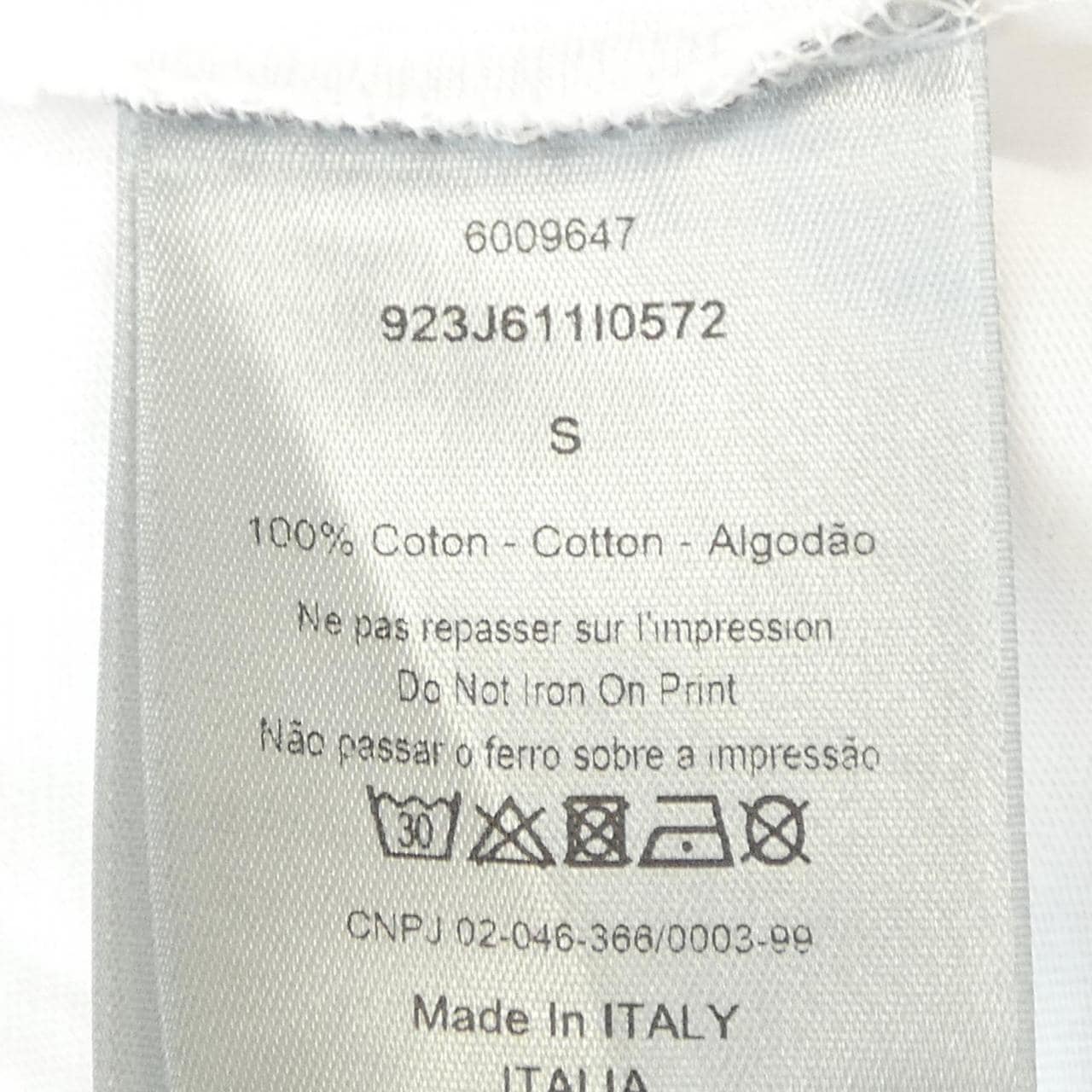 ディオール DIOR 空山基 923J611I0572 Tシャツ