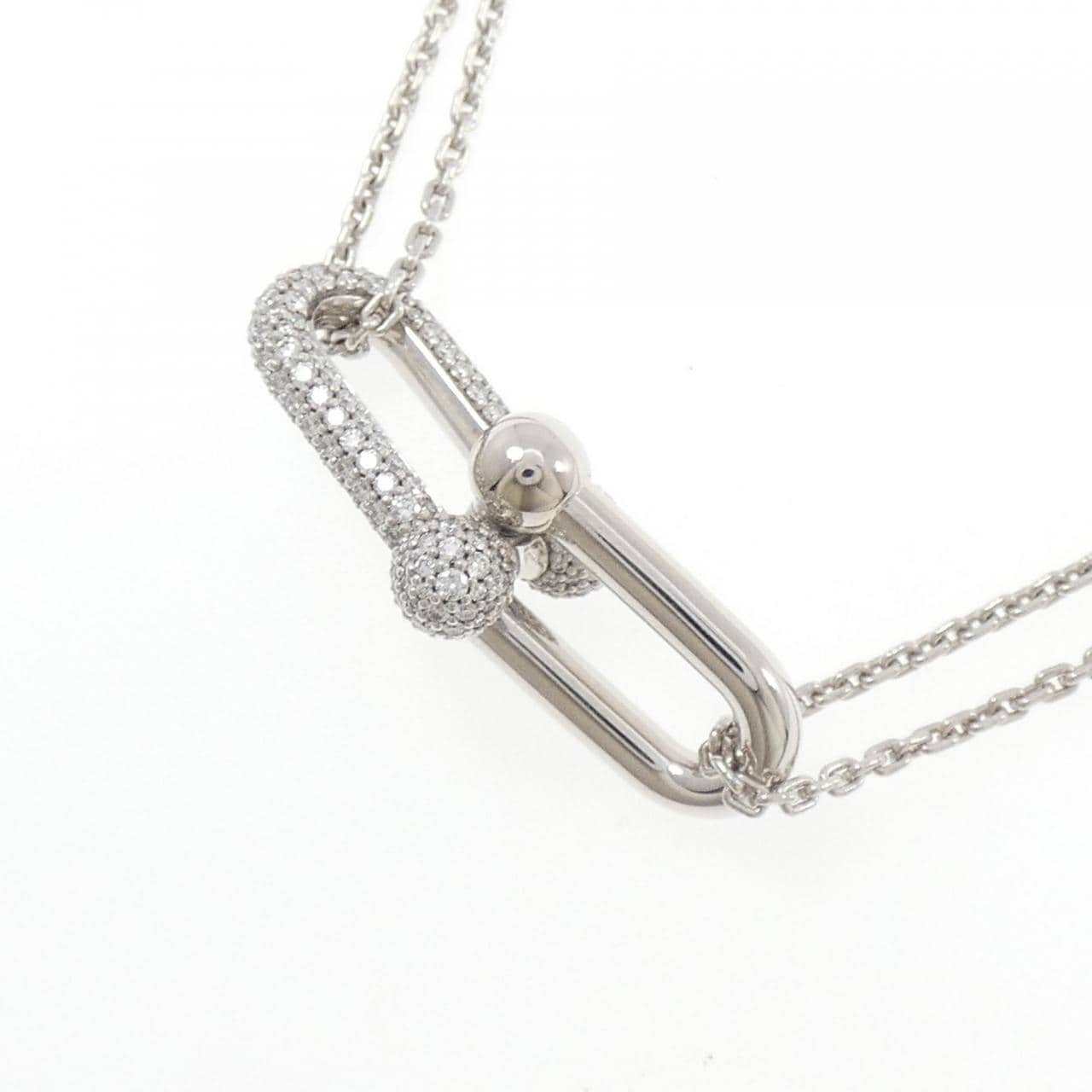 ティファニー リンク ネックレス 0.74CT