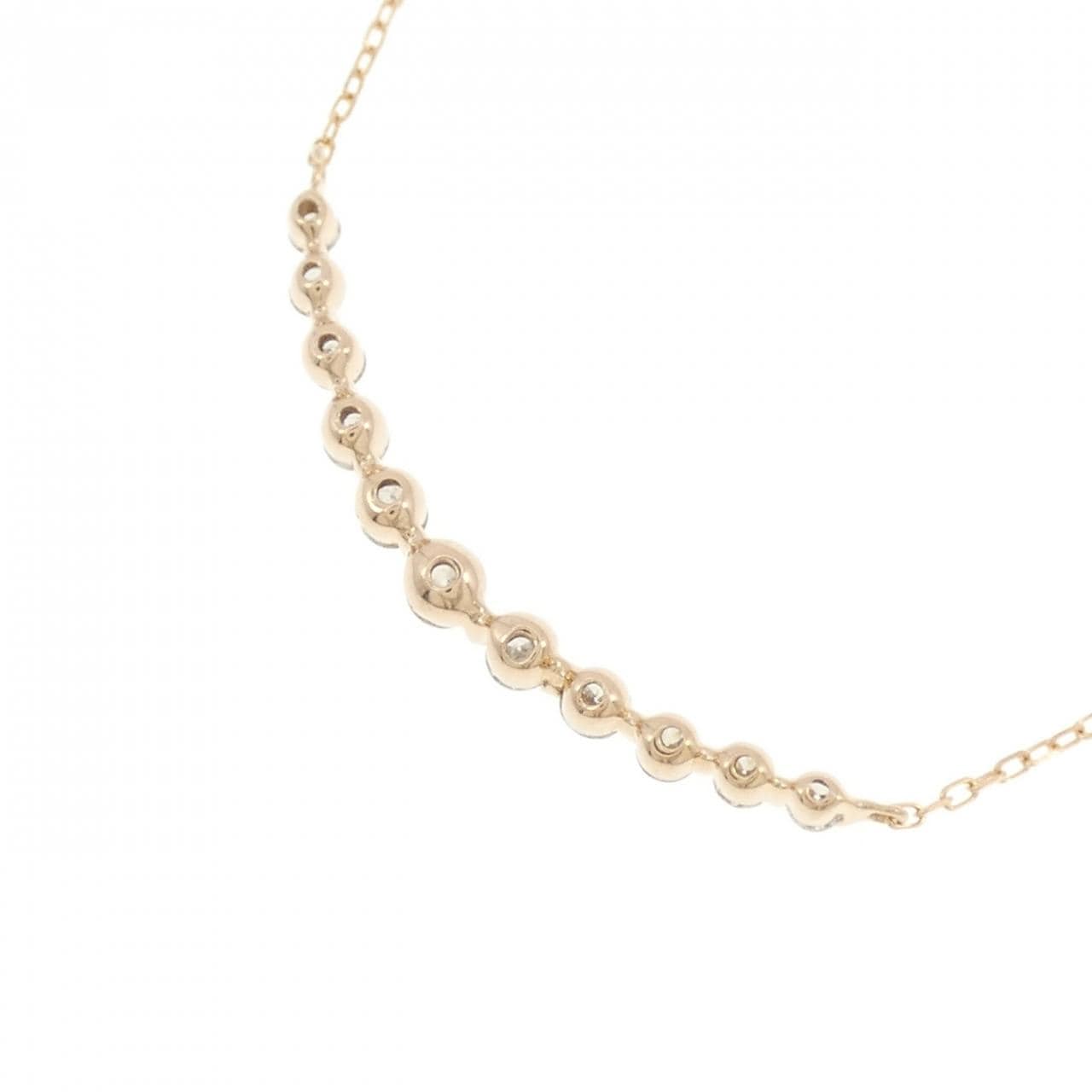 K18PG ダイヤモンド ネックレス 0.50CT