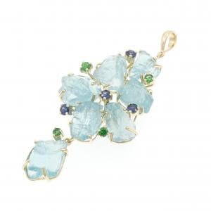 K18YG アパタイト ペンダント 17.99CT