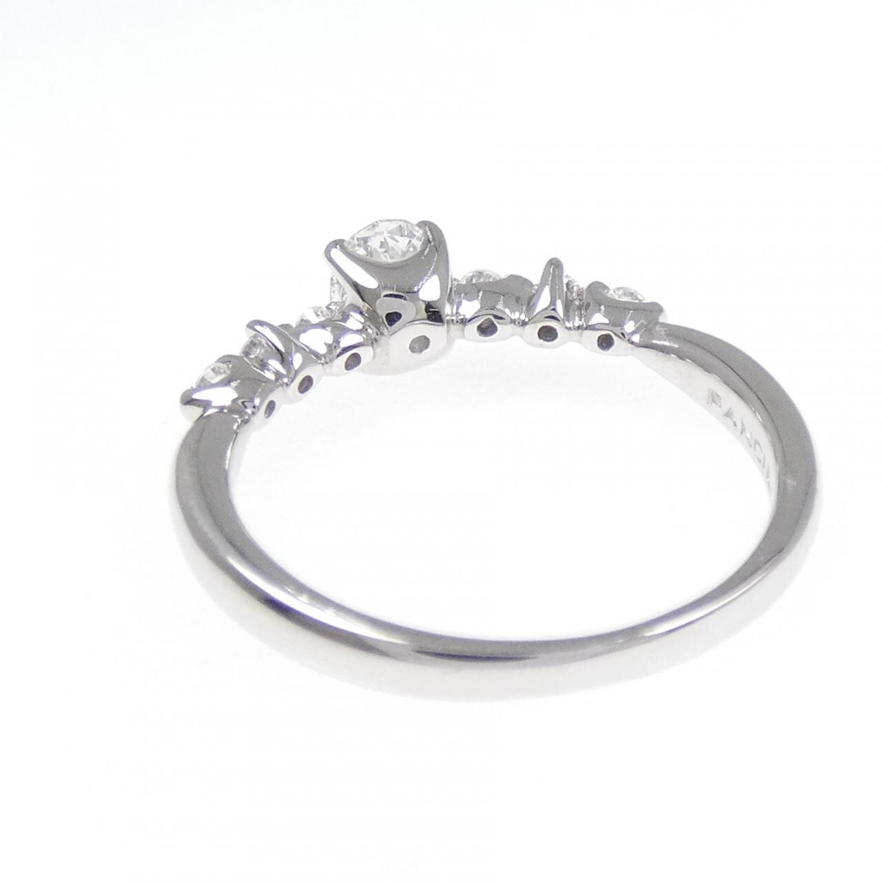 PT900 ダイヤモンド リング 0.373CT E SI1 オーバルカット