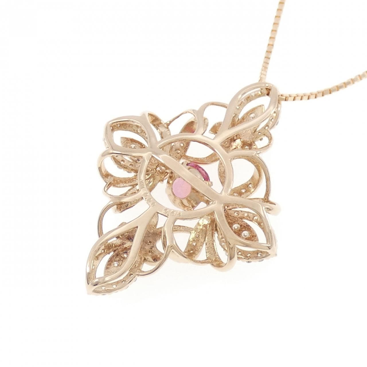 K18PG サファイヤ ネックレス 0.88CT