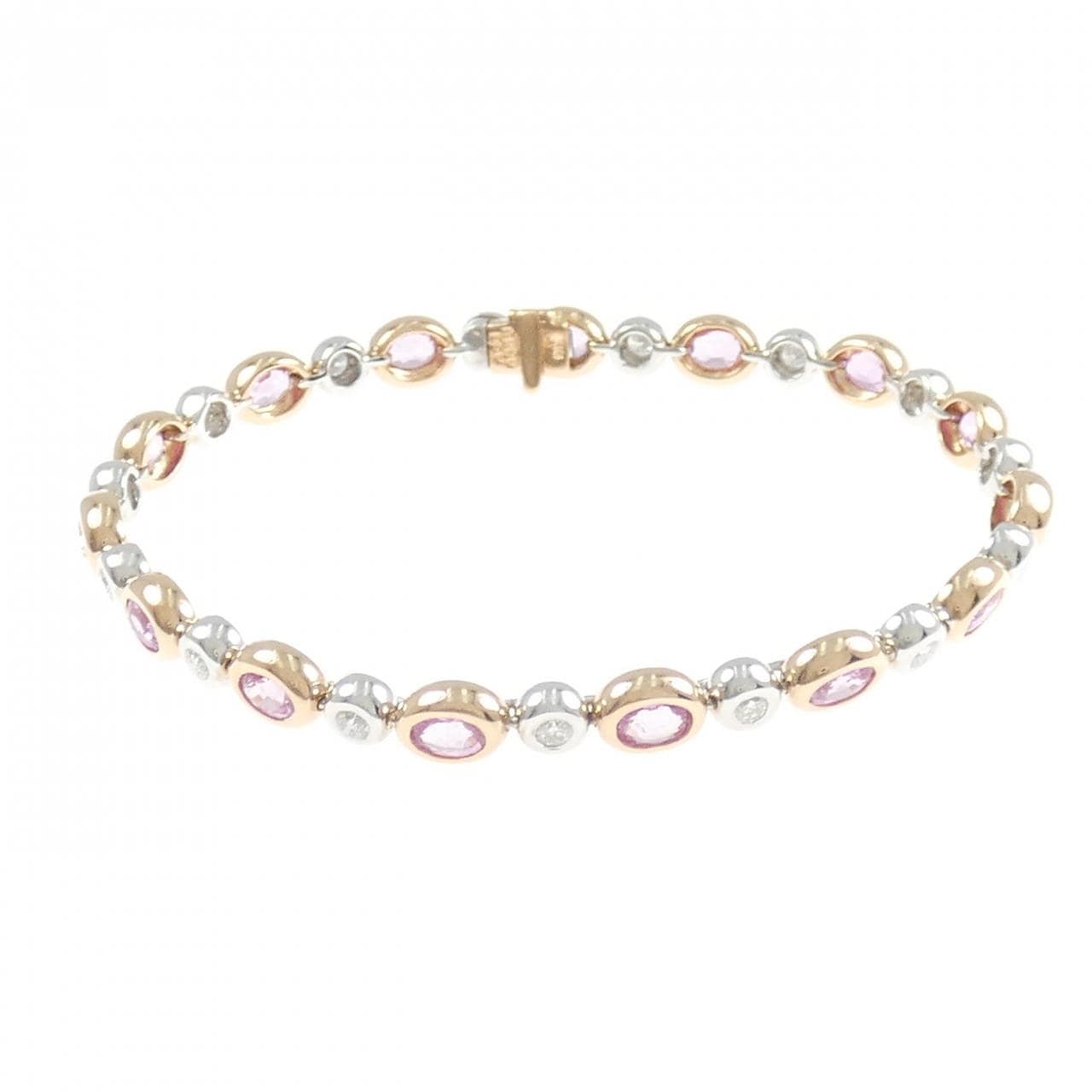 K18PG/K18WG サファイヤ ブレスレット 5.50CT