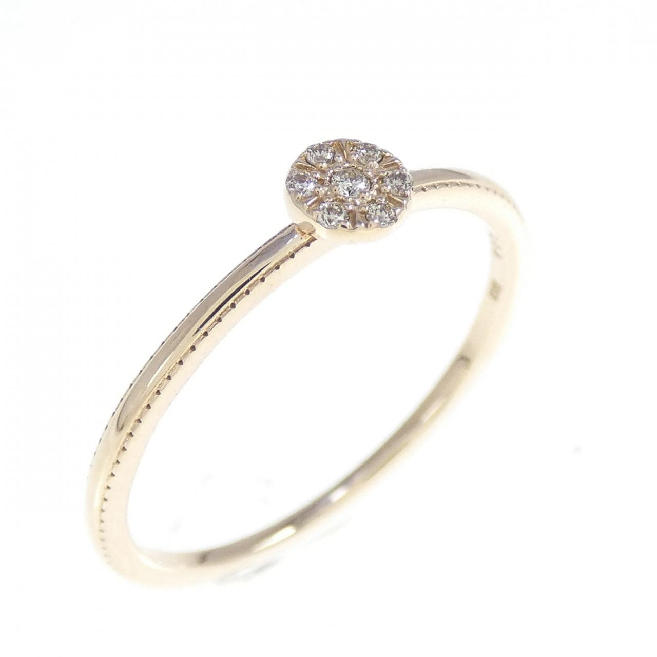 アガット ダイヤモンド リング 0.08CT