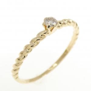 K18YG ダイヤモンド リング 0.06CT
