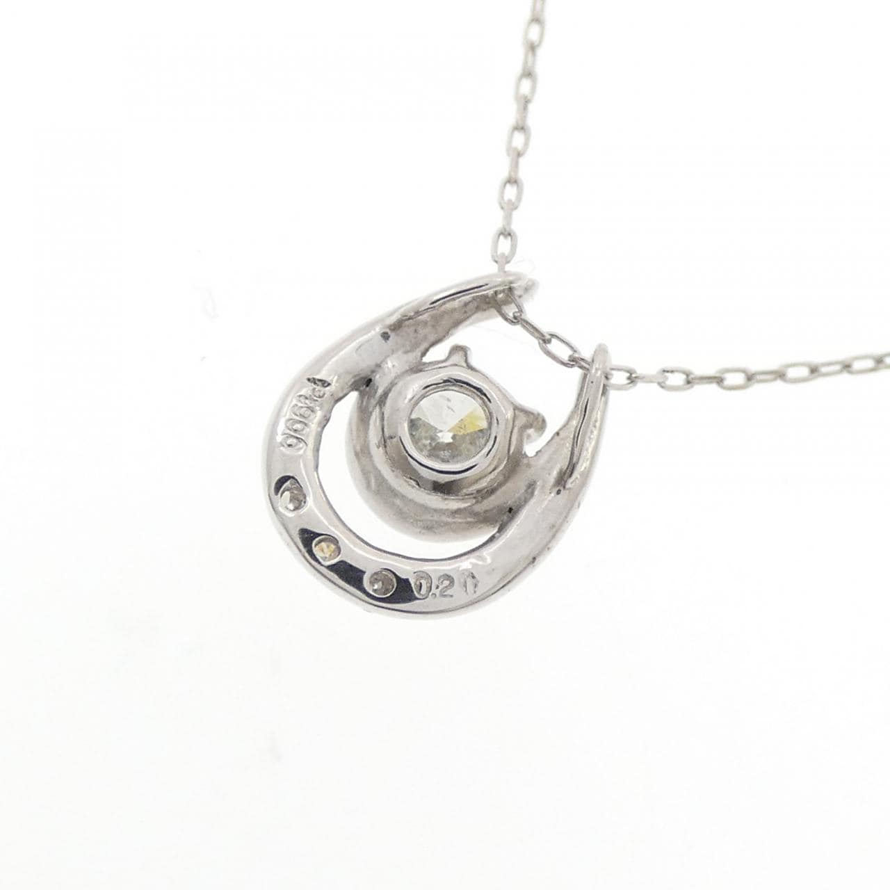 PT900/PT850 ダイヤモンド ネックレス 0.20CT