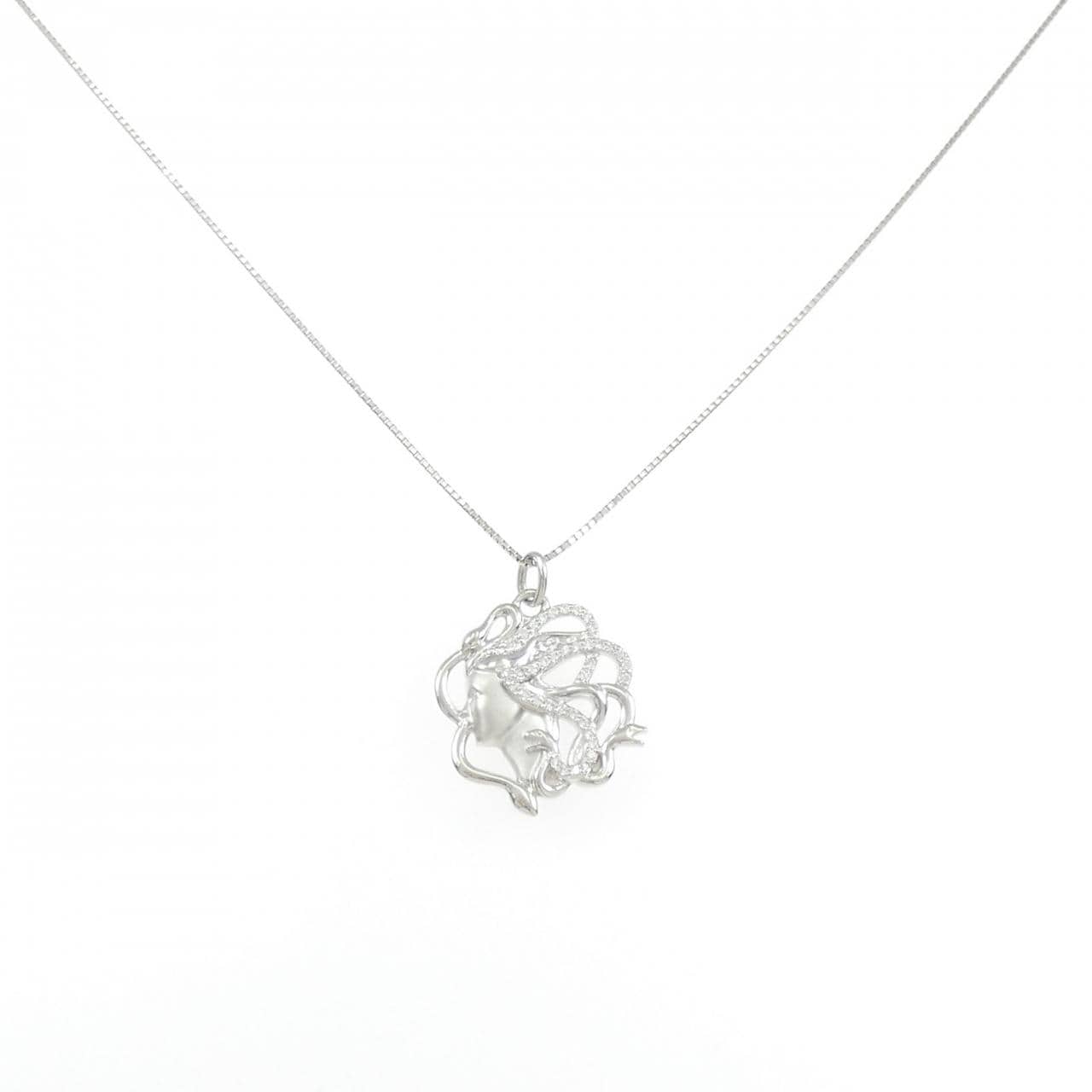 PT900/PT850 ダイヤモンド ネックレス 0.16CT