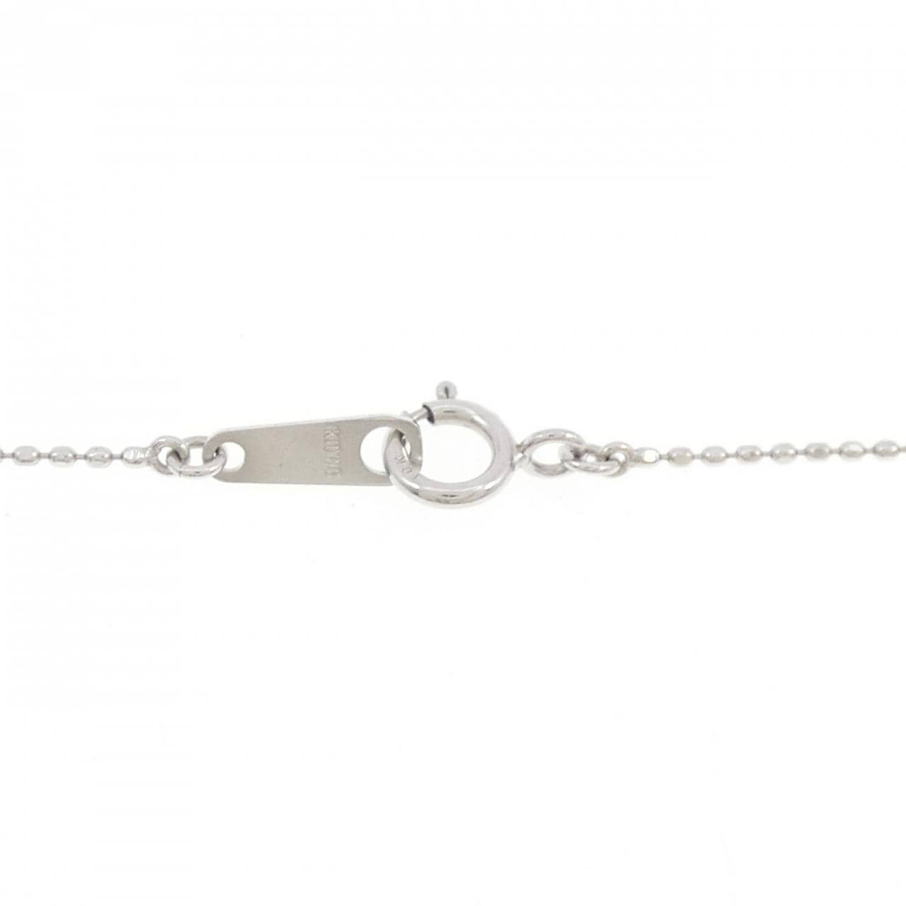 K10WG カラーストーン ネックレス