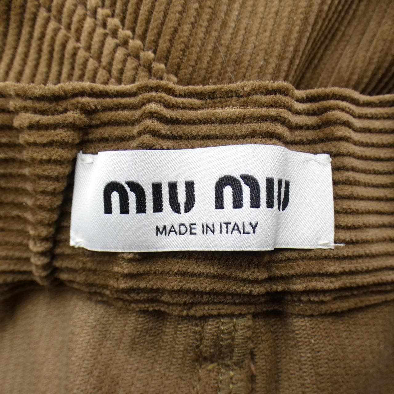 ミュウミュウ MIU MIU ワイド ガーメント MP1744 SOOO 14BD パンツ