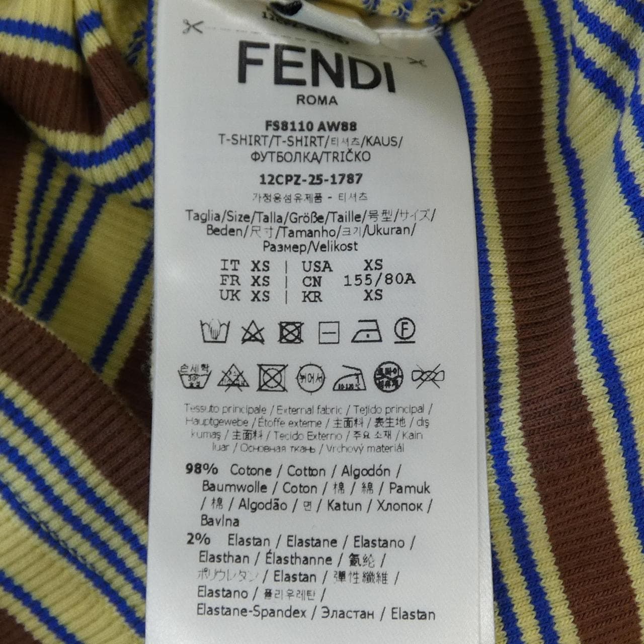 フェンディ FENDI FS8110 AW88 Tシャツ