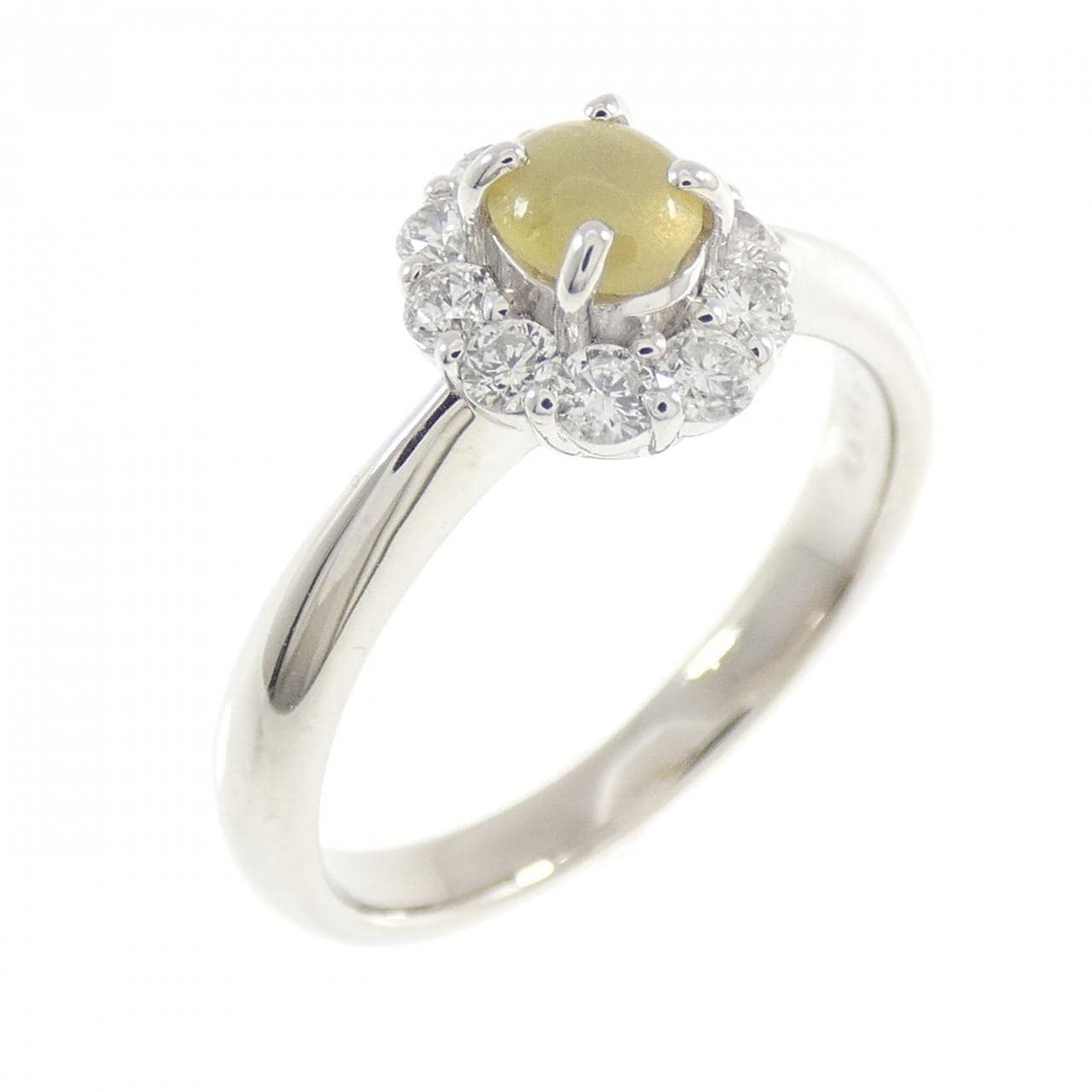 PT900 クリソベリルキャッツアイ リング 0.390CT