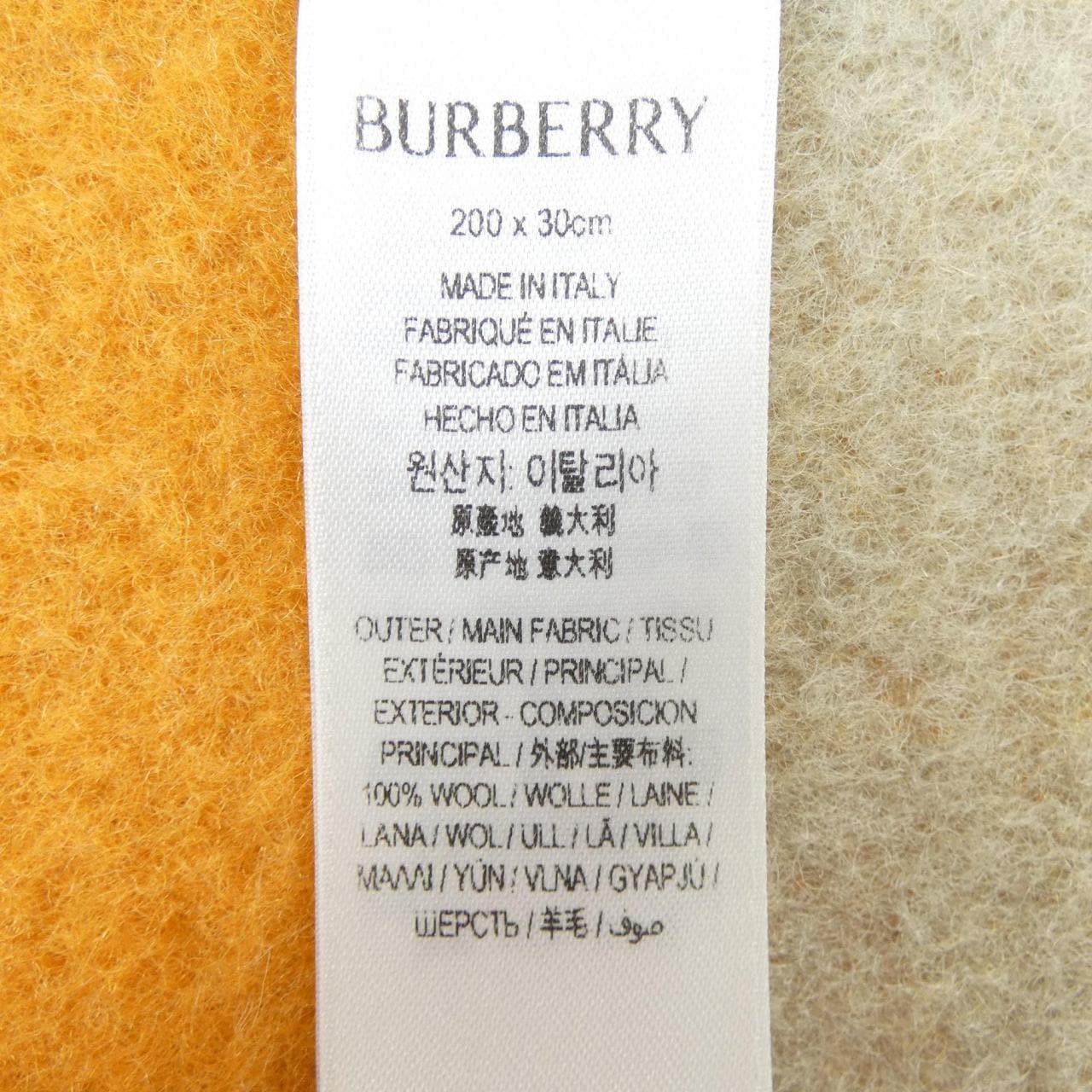 バーバリー BURBERRY 80907711 MUFFLER