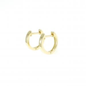 K18YG hoop earrings