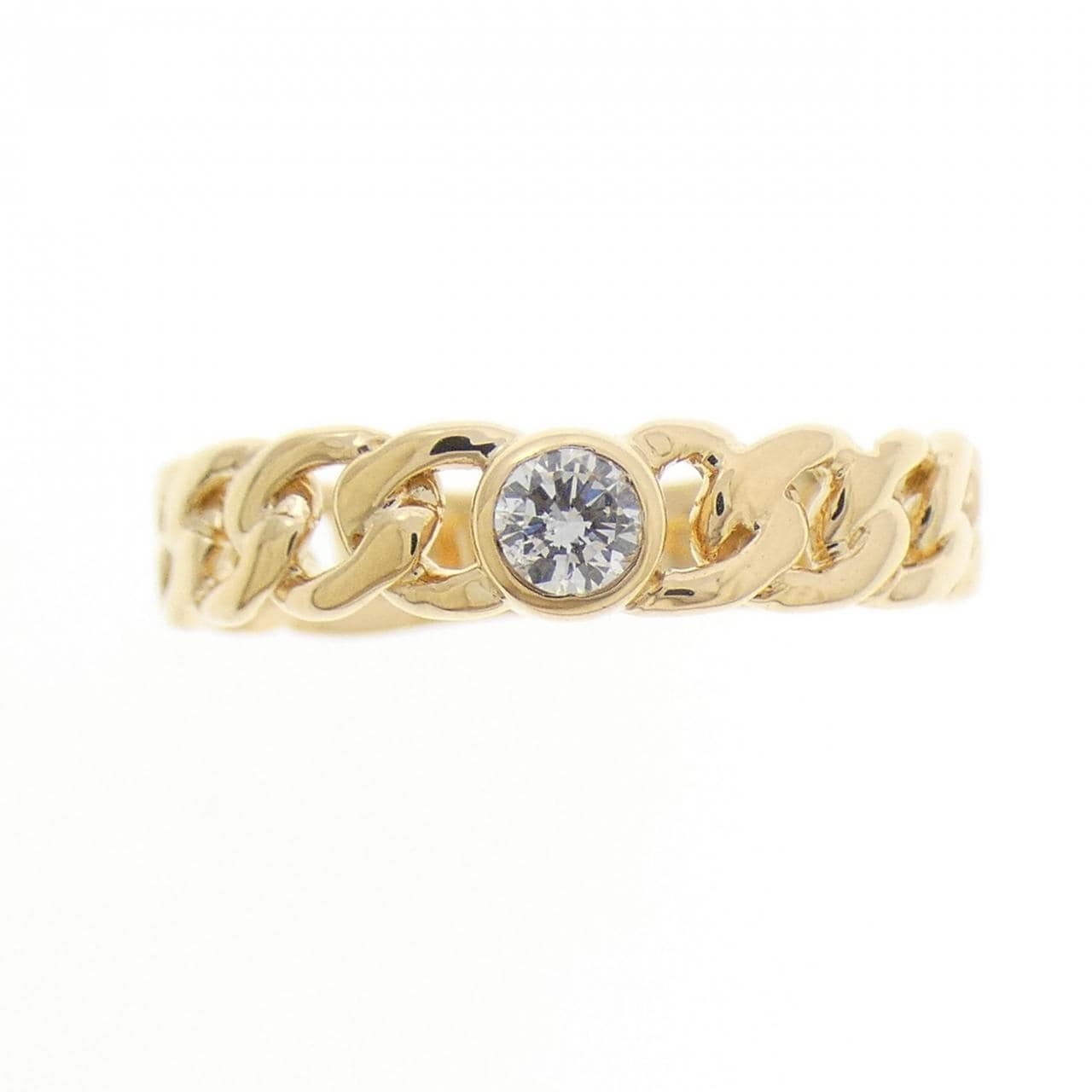 K18YG ダイヤモンド リング 0.11CT