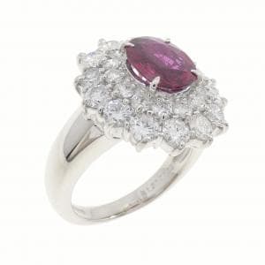 PT900 ルビー リング 1.31CT