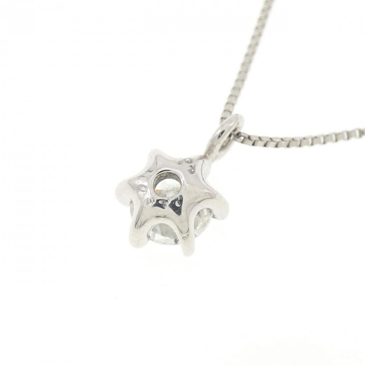 PT/PT850 Solitaire Diamond Necklace 0.321CT