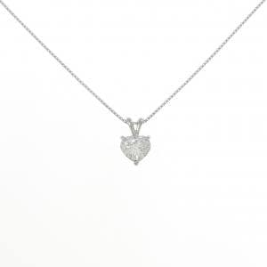 PT900/PT850 ハート ダイヤモンド ネックレス 0.622CT