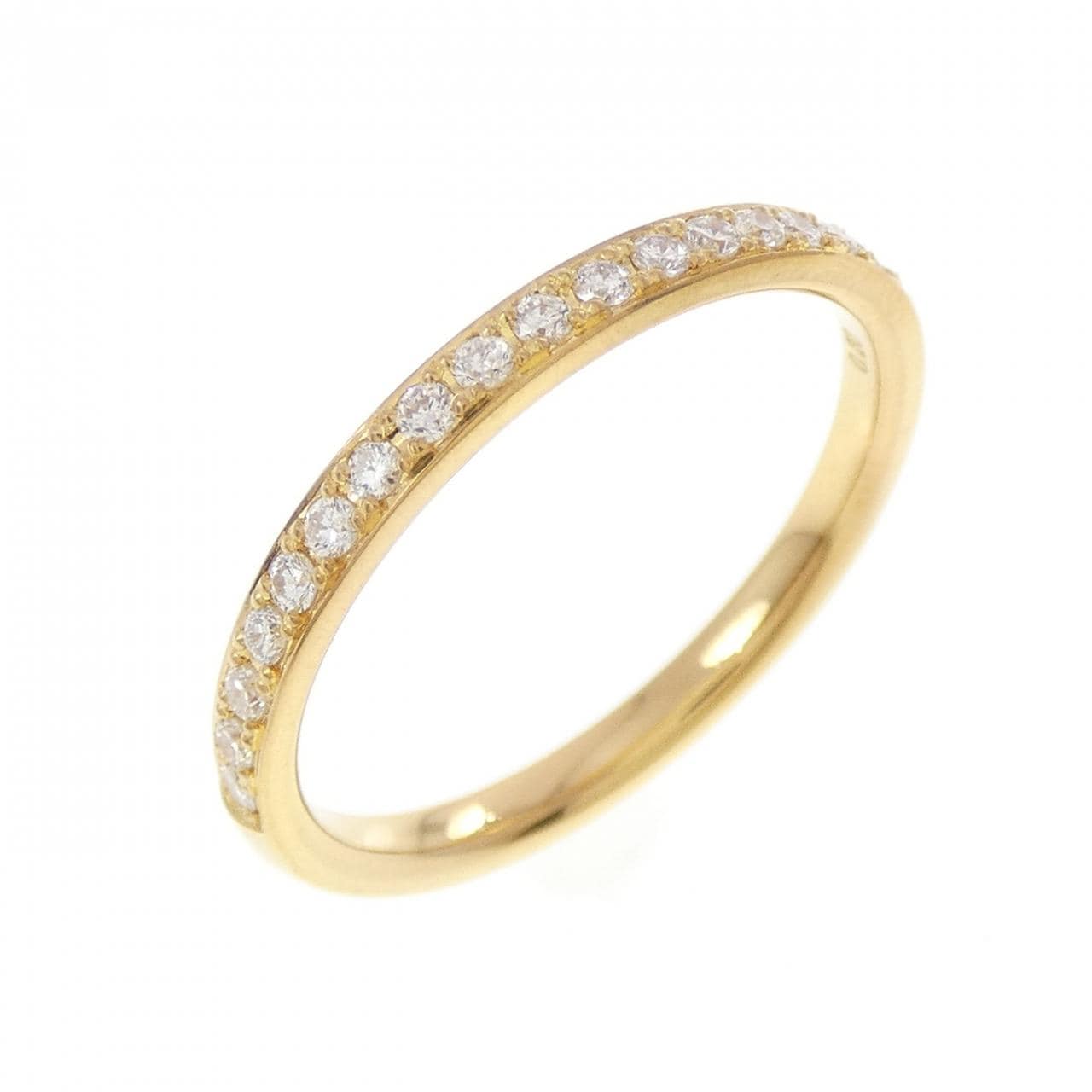 【リメイク】K24YG ハーフエタニティ ダイヤモンド リング 0.20CT