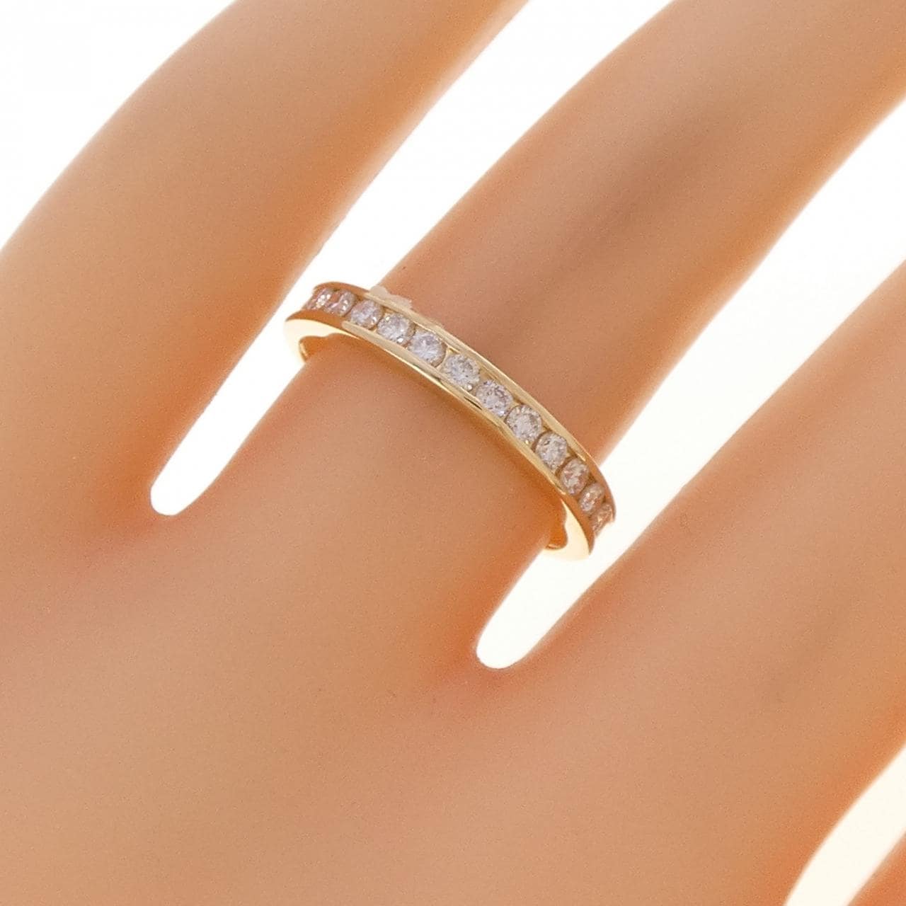 【リメイク】K18YG ダイヤモンド リング 0.30CT