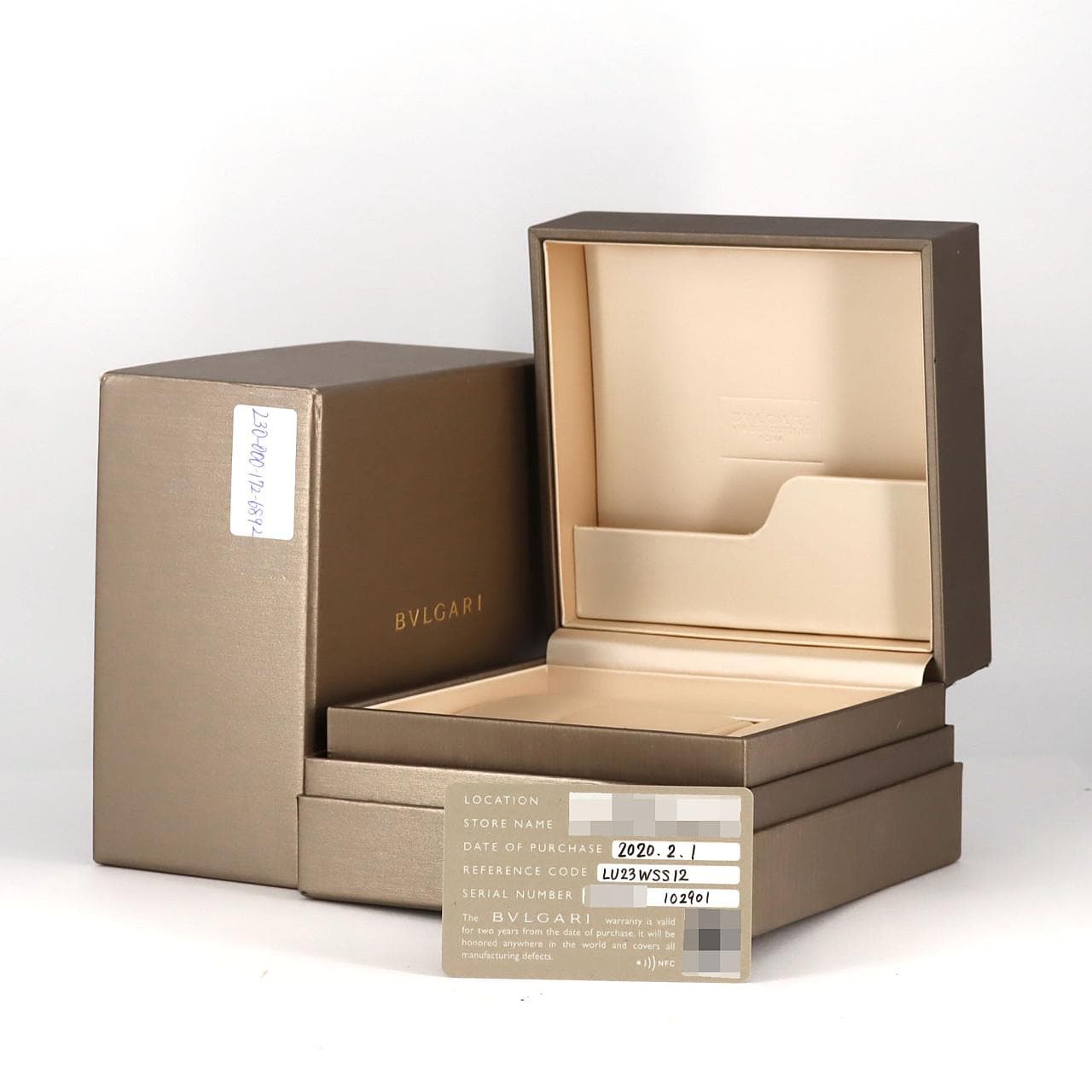 ブルガリ ピッコラルチェア･12P LU23S/LU23WSS/12 SS クォーツ