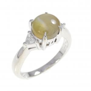 PT900 クリソベリルキャッツアイ リング 2.35CT