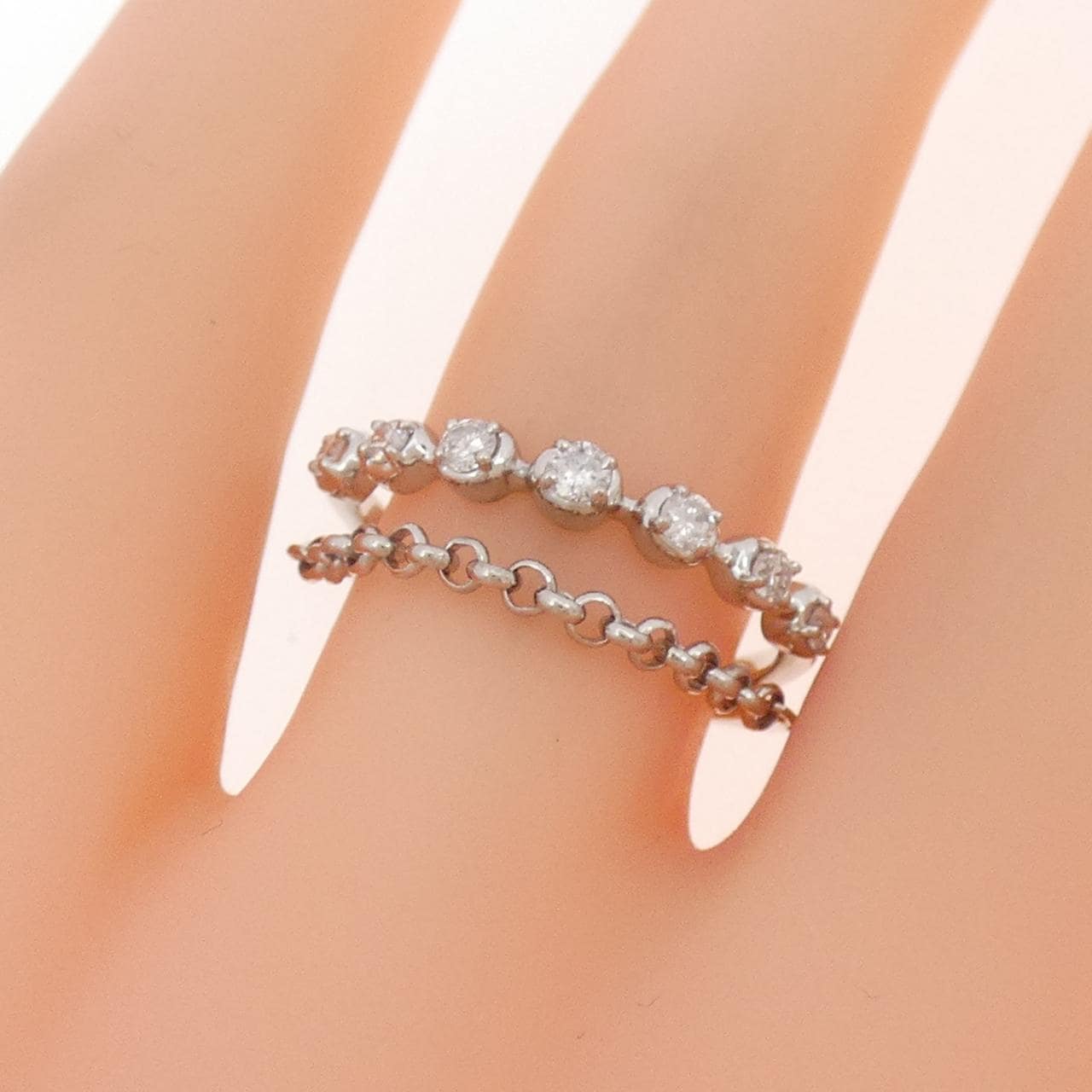 PT950 ダイヤモンド リング 0.21CT