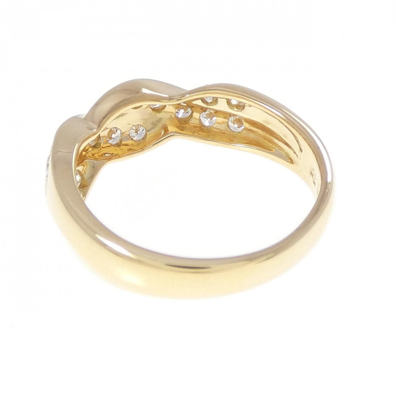 750YG ダイヤモンド リング