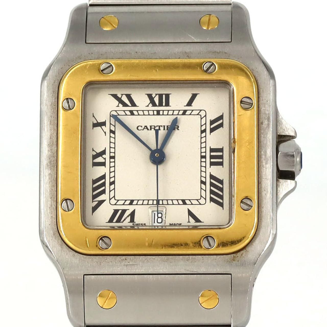 【ノーメンテナンス還元価格】カルティエ サントスガルベLM コンビ W20011C4 SSxYG クォーツ