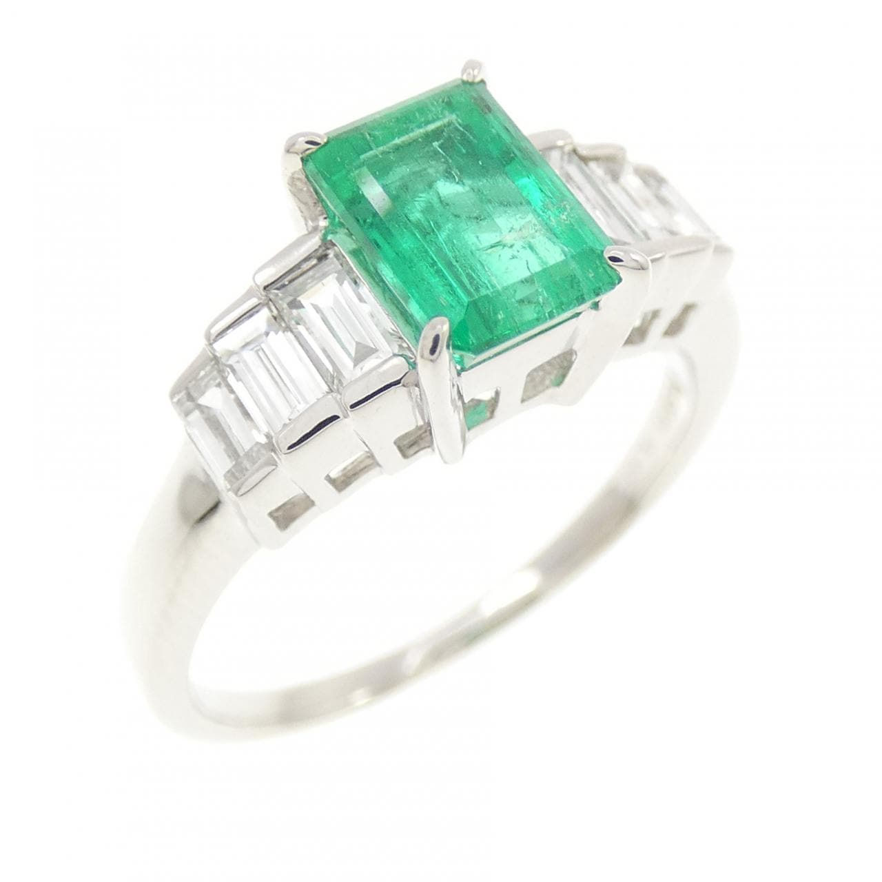 PT900 エメラルド リング 1.02CT