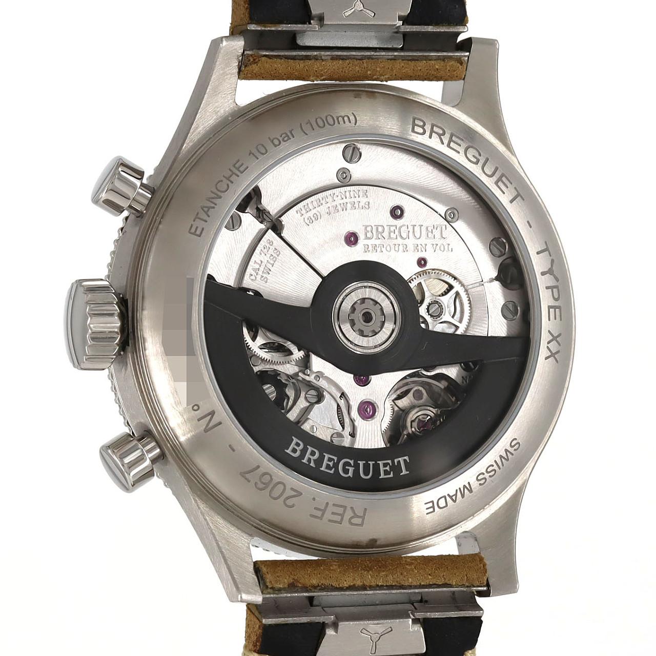 ブレゲ タイプXX 2067ST/92/3WU SS 自動巻