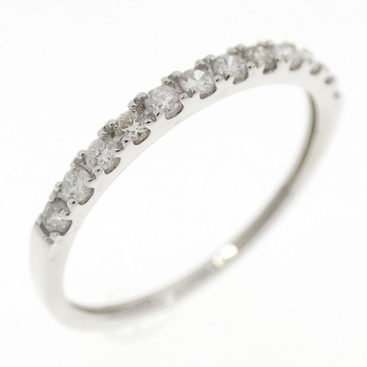 PT950 ハーフエタニティ ダイヤモンド リング 0.15CT
