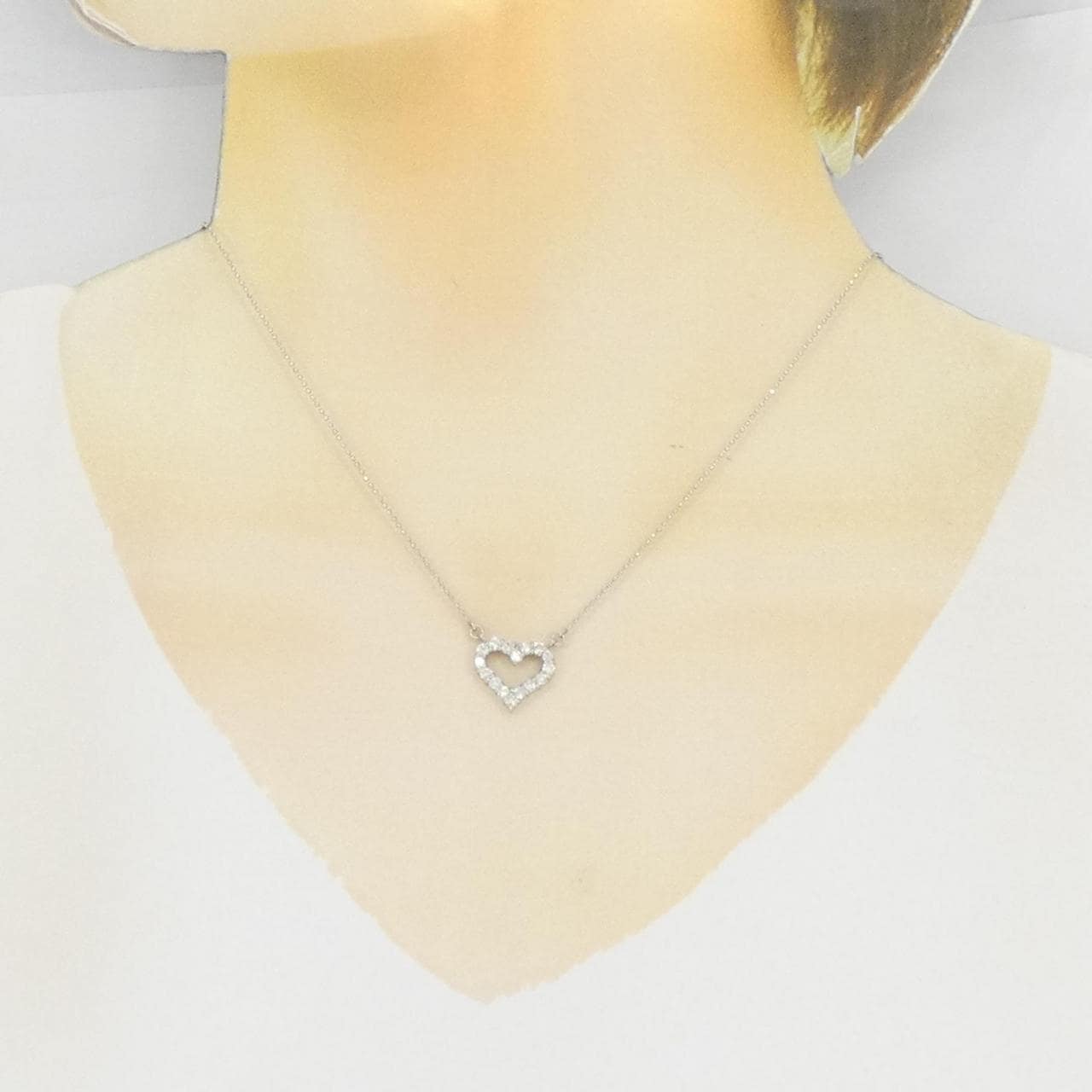 PT Heart Diamond Necklace 0.50CT