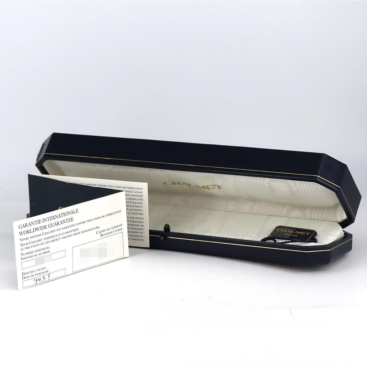 【ノーメンテナンス特価】ショーメ グリフィス YG YG クォーツ