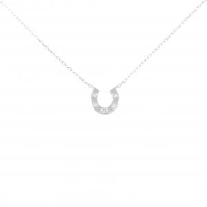 エテ ホースシュー ダイヤモンド ネックレス 0.04CT