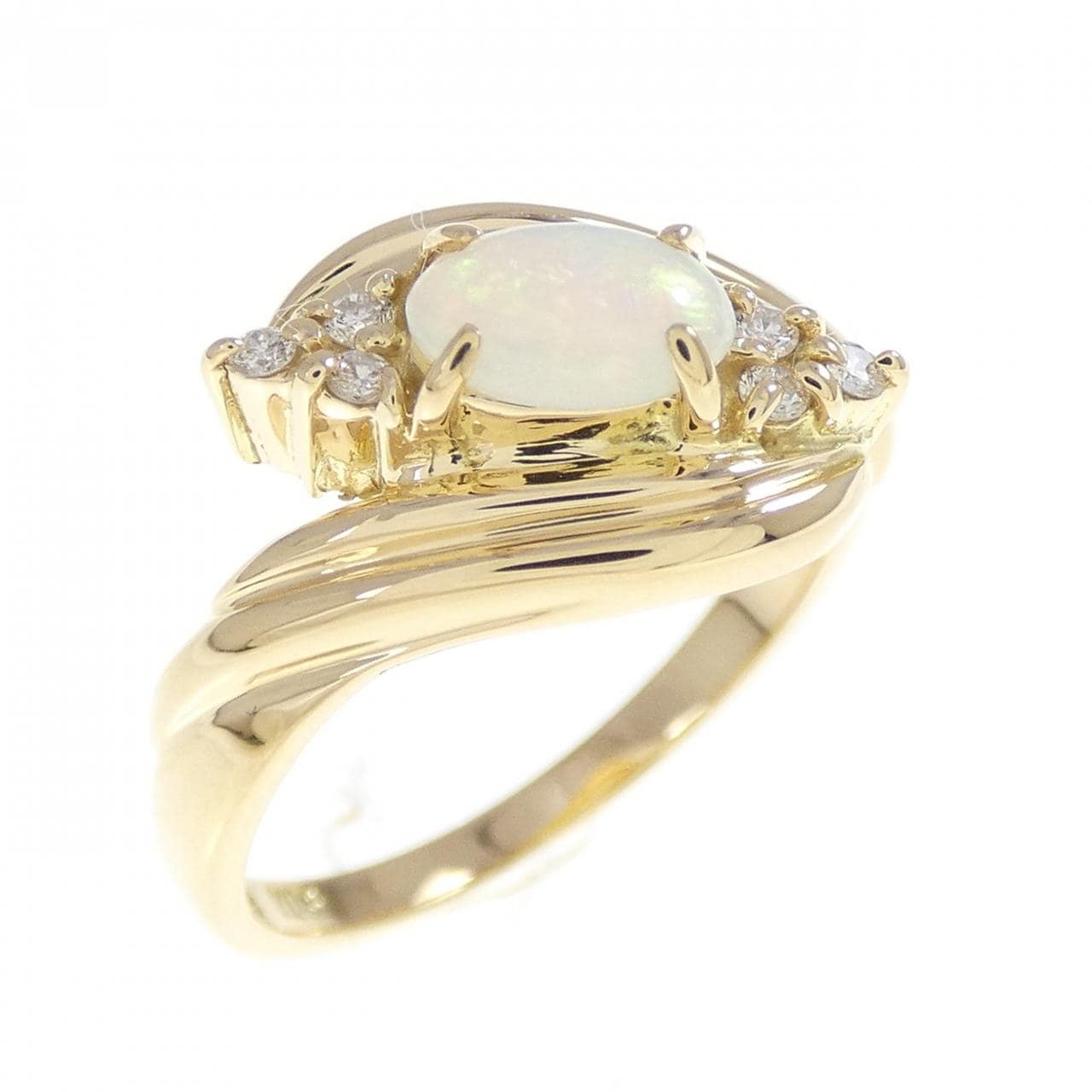 K18YG OPAL ring