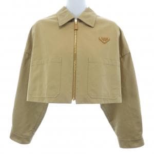 プラダ PRADA キャメルヘアブルゾンジャケット トライアングルロゴ P536O SOOO 10YP ジャケット