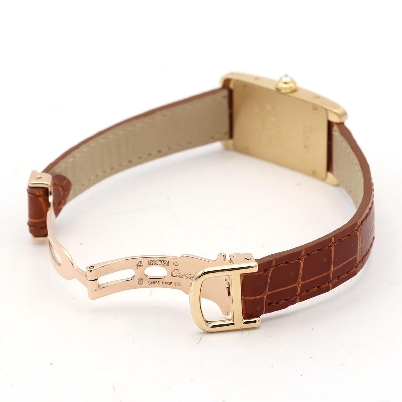 カルティエ タンクアメリカンSM YG/2D WB705631 YG クォーツ