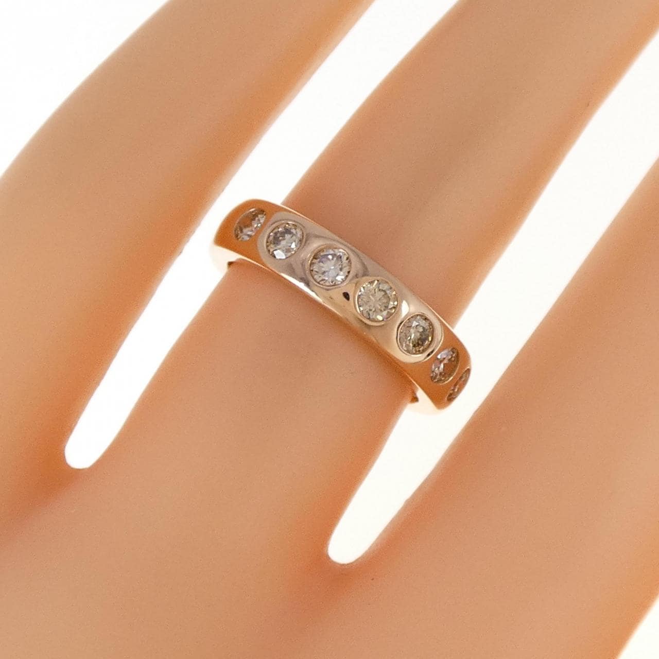 K18PG ダイヤモンド リング 0.50CT