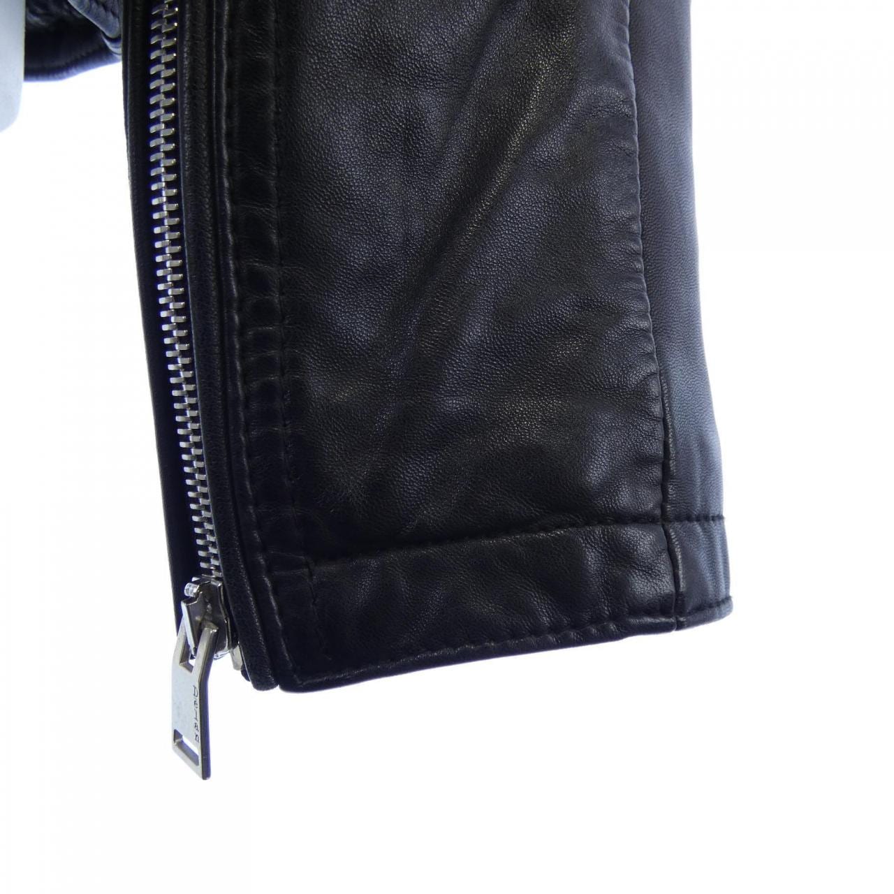 delan レザーライダースジャケット