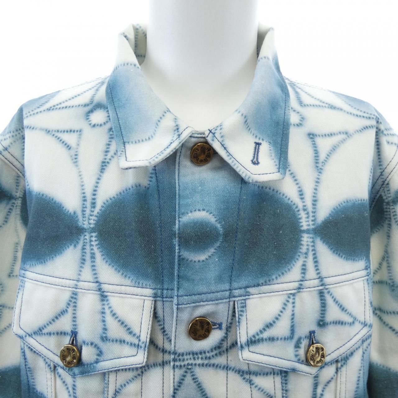 ルイヴィトン LOUIS VUITTON モノグラムシボリプリンテッドデニムジャケット HOA90WX67 デニムジャケット