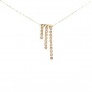 K18YG ダイヤモンド ネックレス 0.30CT