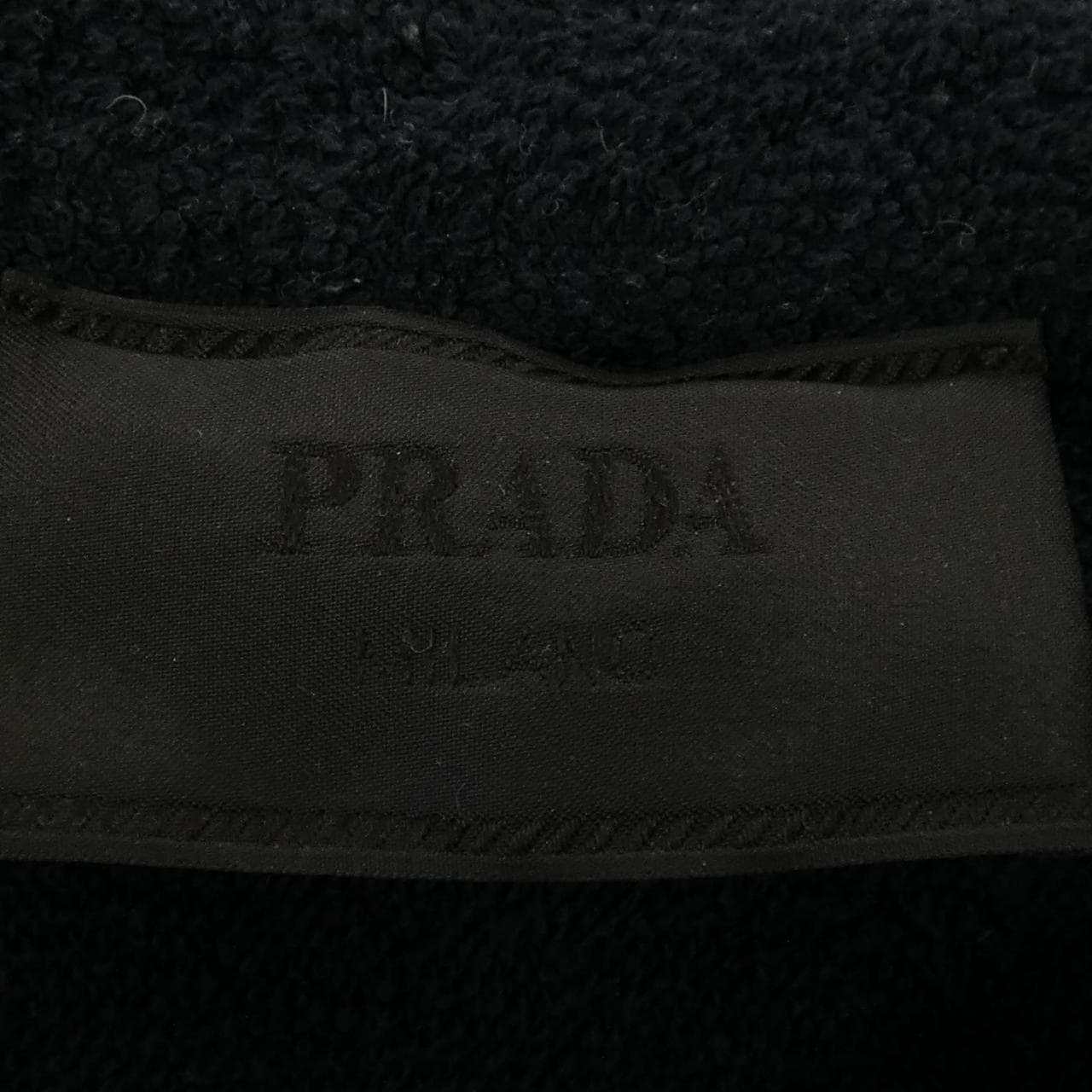 プラダ PRADA トライアングルロゴ コットンテリー ボウリングシャツ SC559 S212 1ZR3 S／Sシャツ