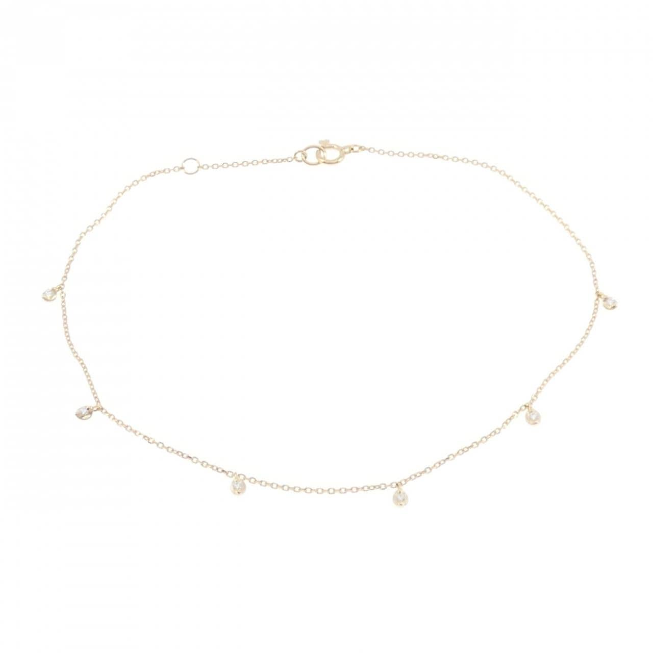 スタージュエリー ダイヤモンド アンクレット 0.06CT